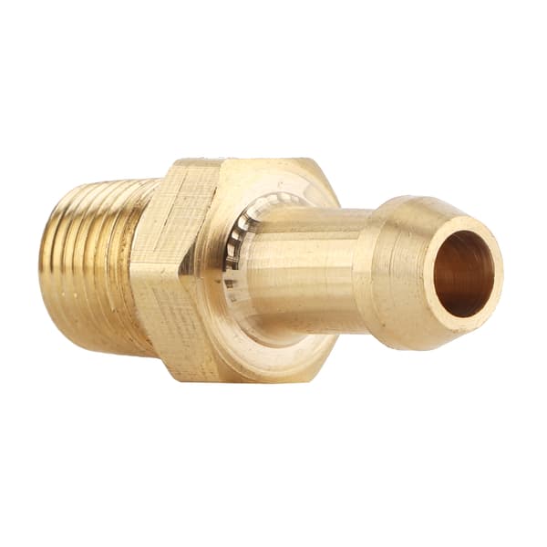 Turbo Kompressorhus Mässing Boost Röranslutning 1/8in 27 NPT Guld