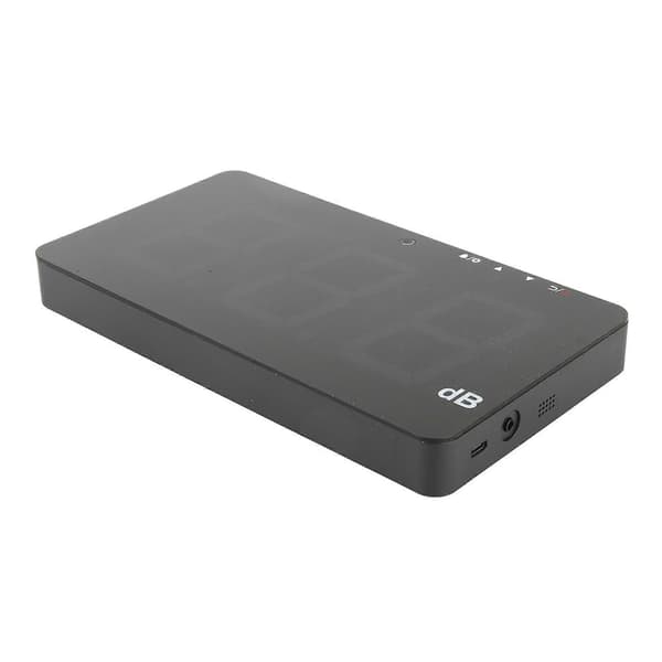 USB-driven 9,6\" LCD Digital Ljudnivåmätare för väggmontering 30-130dB Brusmätare