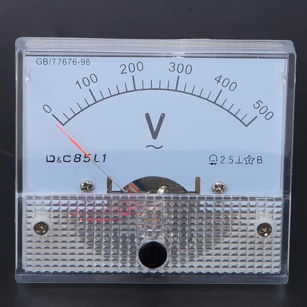 [HT]Analog Voltmeter Meter-Pointer AC Voltmeter 0-500V Skalaområde V