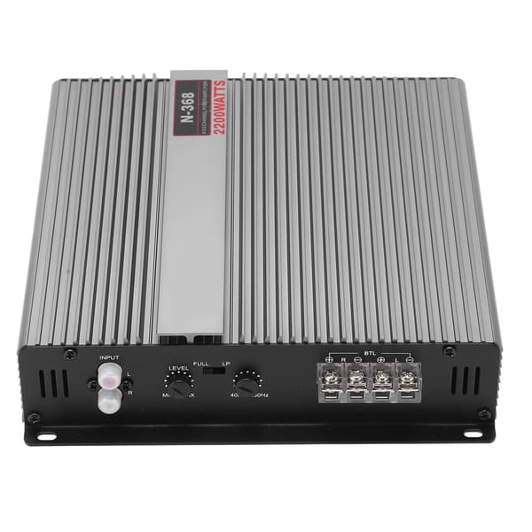 12V 2200W Sølv Universal Bil Stereo Forsterker Subwoofer