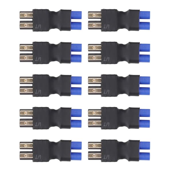 10 stk. EC3-adapter han til hun RC-batteristik til bilflybådsmodeller