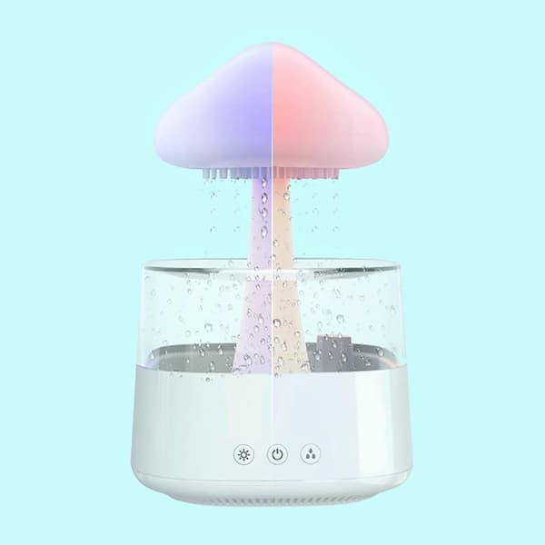 [HT]Bærbar regnsky-luftfugter aroma-diffuser til hotel og hjemmebrug