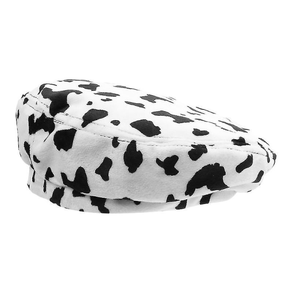 Kvinnemote Berber Fleece Beret Hat Dame (dagbok Cow Dot)