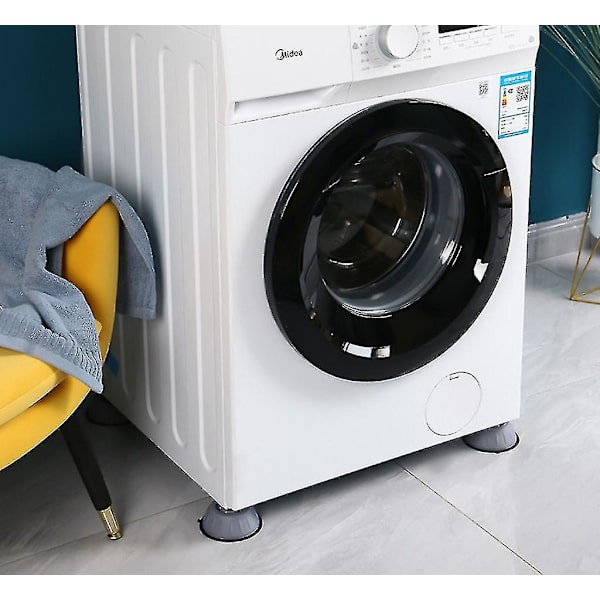 4 stk Vaskemaskin Fotputer Antivibrasjon