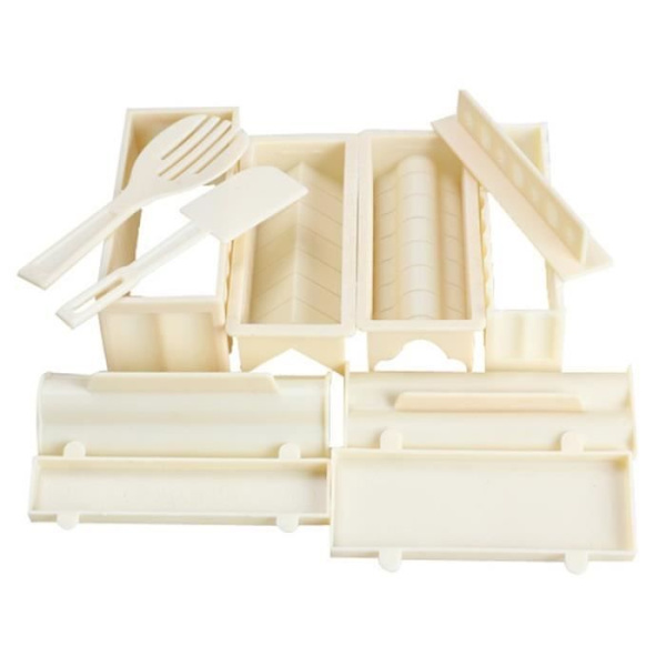 Nya DIY Köksredskap Sushi Kit Hem Hälsosam matlagning Sushi Roll Maker Sushi Tools Kit Set Köksredskap Gadget Supply Ten sets of molds, one set