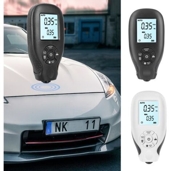 Färgbeläggningstjockleksmätare med ABS LCD-skärm Digitalt mätverktyg Hållbar display
