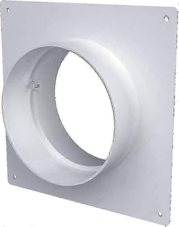 Rett plastflens med 150 mm kanaltilkobling for HVAC-systemer - 15 cm diameter