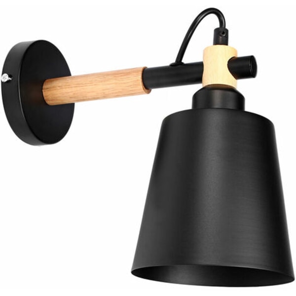 Industriell vegglampe sconce lampe armatur retro veggbelysning