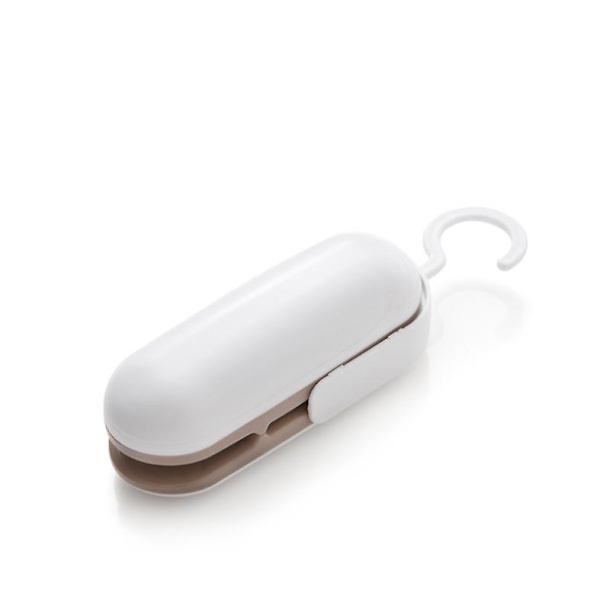 liten bærbar miniforseglingsmaskin, poseforseglingsmaskin Brown