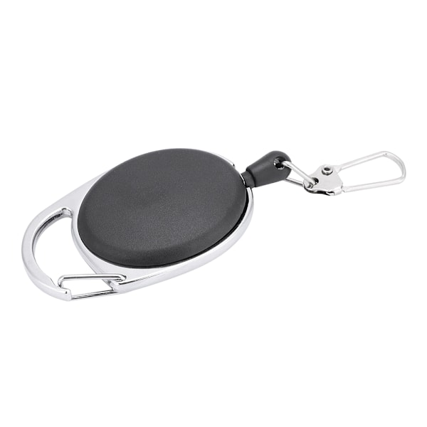 Helppokäyttöinen avaimenperä takaklipsin ja vetävällä soljella, katoamisen ja varkauden esto, rullautuva avaimenperä ulkoilun ja vuorikiipeilyn soljella