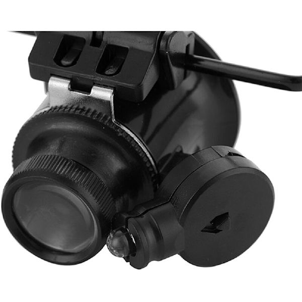 Vedligeholdelsesstyring 9892A-II 20 gange frontlup, LED-belysning, dobbeltramme,