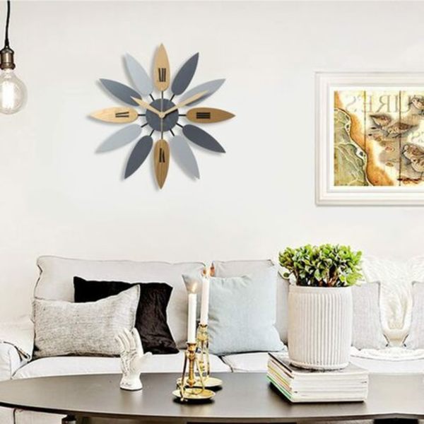 52CM Giant Väggklocka Modern Väggklocka 3D Silent Clock Dekorativa väggklockor för vardagsrum, kontor, kök, sovrum
