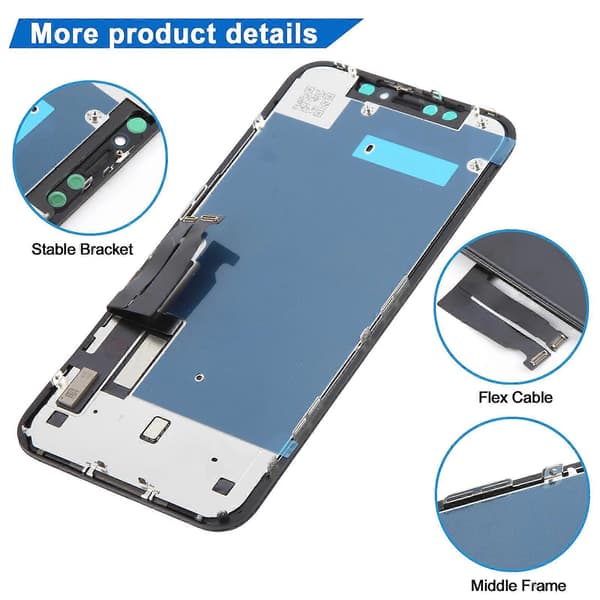 For iPhone XR HD Incell LCD-skjerm Not Specified