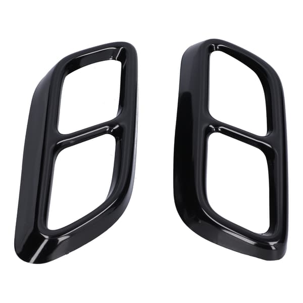Quad Tip Glossy Black Bakre Eksosrør Trim Erstatning for Cadillac CT5 2020