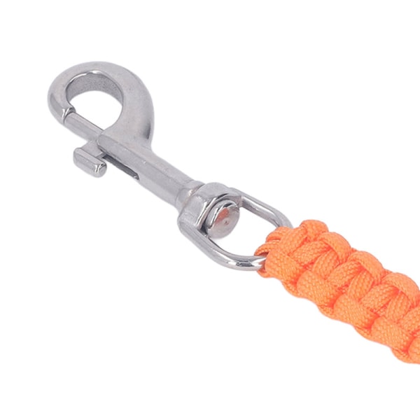 Rustfritt stål multifunksjonell nylonkrok bærbar undervannsslitasjebestandig (oransje)
