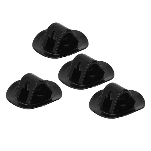 4st 76mm Gummibåtsmotorfäste Spänne Svart Motorfäste Kajaker