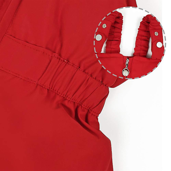 dunjacka för flickor 80cm Red