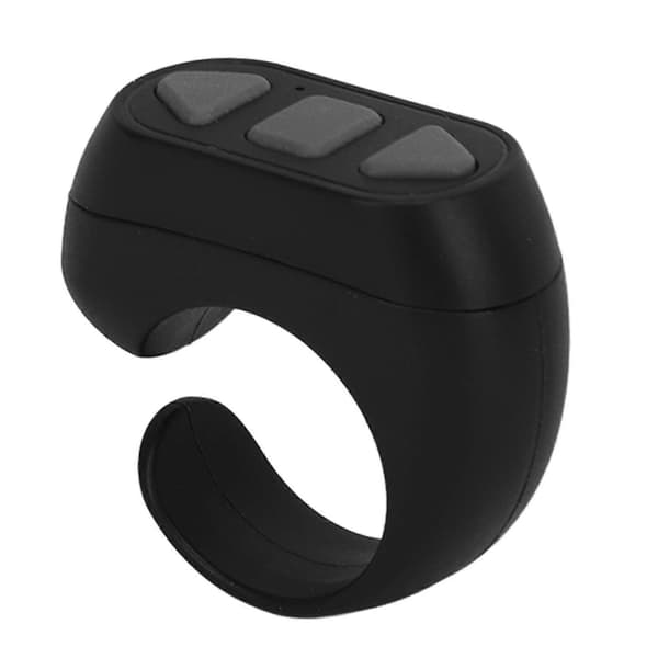 Bluetooth fjernkontrollring - sidevender, selfie, videokontroll for iOS- og Android-enheter