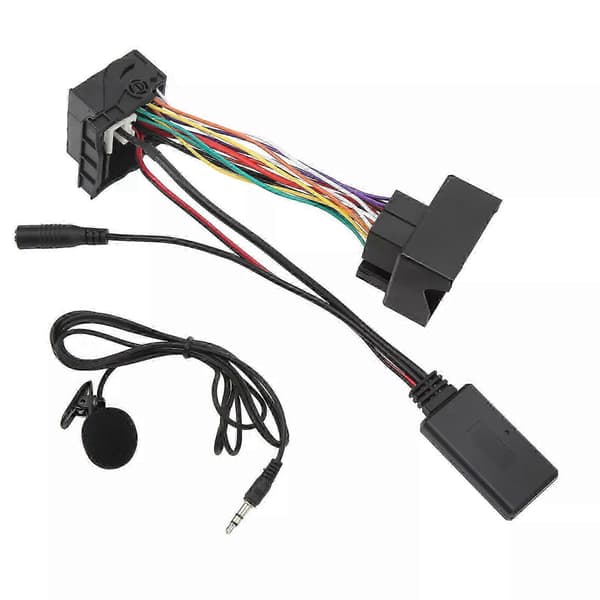 Bil Bluetooth 5.0 AUX-adapter med håndfri mikrofon til RCD310 RCD510 RNS310 [ht]