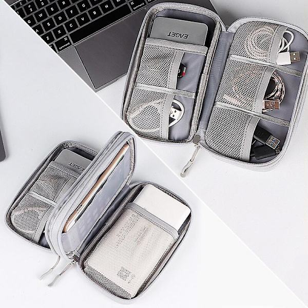 Säilytyspussi digitaaliselle USB-kaapelille, kannettavat kuulokejohdot