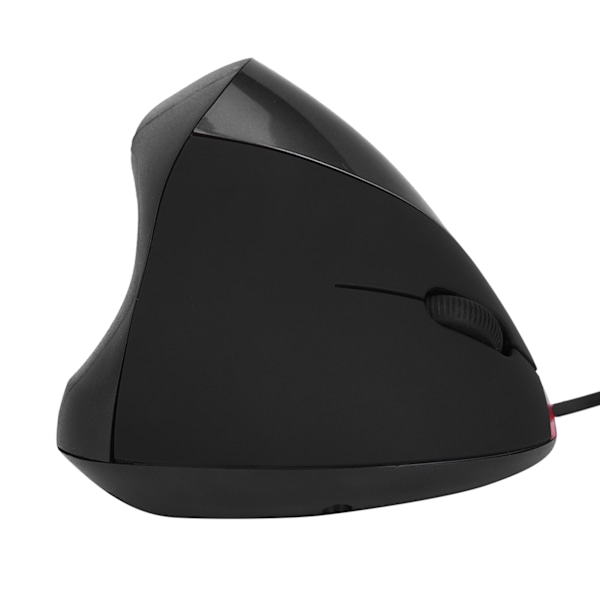 Ergonomisk 1600DPI USB Vertikal Trådløs Spillmus med Håndleddstøtte for PC og Bærbar - Svart
