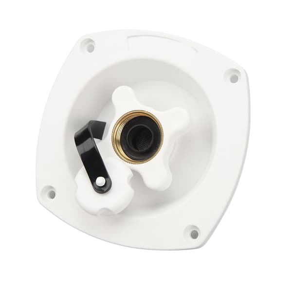 Väggmonterad tryckregulator 100PSI till 45PSI Inbyggd backventil Läckagesäker vatteninlopp Vit