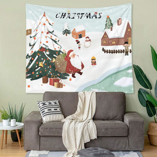Sovrum vardagsrum vägg printed gobeläng vägghängande tyg sol skog gobeläng-9 (95x73 (plus paisley))
