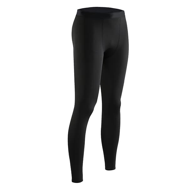 Herre Kompression Træningsbukser Hurtigtørrende Elastisk Polyester Tætsiddende Leggings Sort M