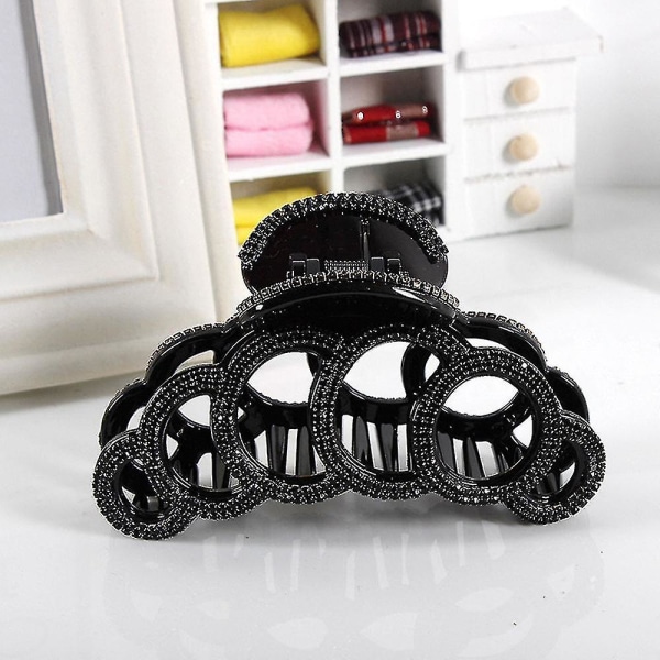 Akryyli Barrette Style Plain Ponytail Barrette