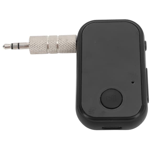 3,5 mm Bluetooth 5.0 bilmottaker mikrofon trådløs AUX-adapter for hjemmestereo håndfri samtale