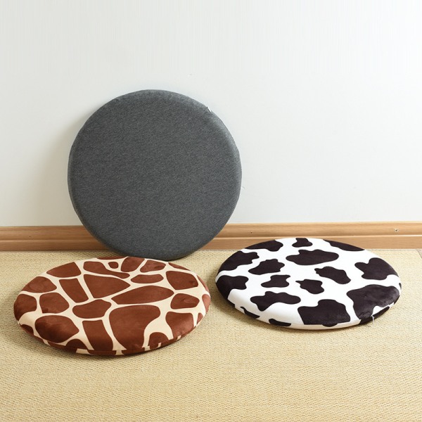Tatami-kudde, kontorskudde, stolsdyna i japansk stil, formminneskudde, rund kudde (kaffeko),