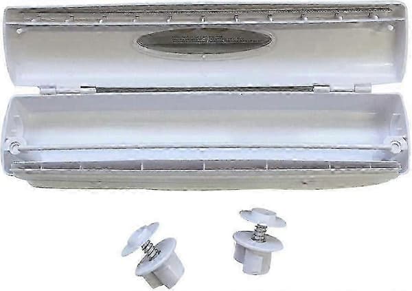 2025 Ny foliedispenser i vit plast, 30 cm