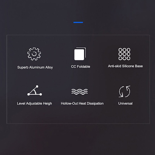 Kannettavan tietokoneen jalusta Taitettava tietokoneteline, alumiiniseos, lämmönpoisto, ([Apple Silver] kaikki alumiiniseos - Taitettava kannettava tietokone)