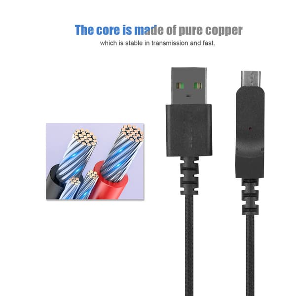 USB-kabel / USB-sladd Passar Razer Lancehead Trådlös Gaming Mus Ersättning