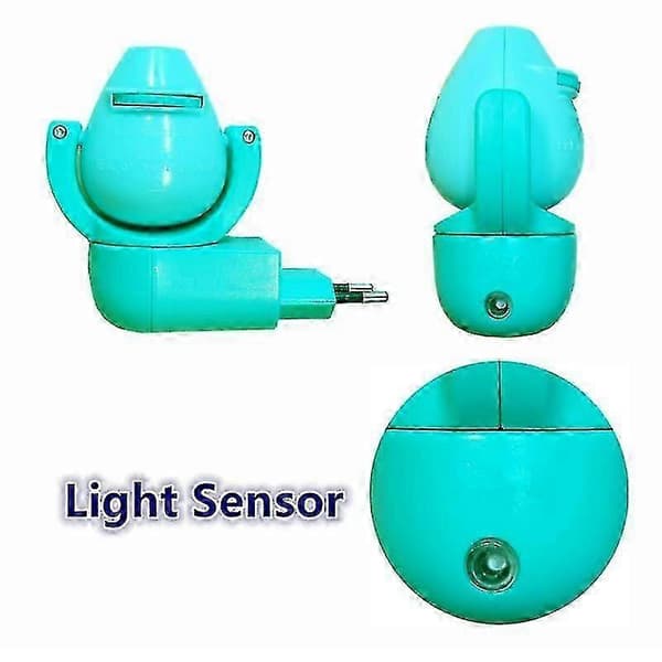 Stjerne Måne Dyreprojektor LED-projektor 6 Bildesensor EU-plugg Nattlys Barn Baby Pink