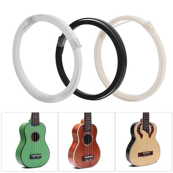 3-lags ABS-plast gitarbinding stripe dekorativ gitarbinding 1610x5x1,5mm