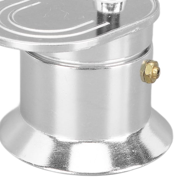 Kompakt Aluminium Moka Potte: 1 Kop (50ML) Italiensk Kaffemaskine til Rejser og Udendørs Sammenkomster