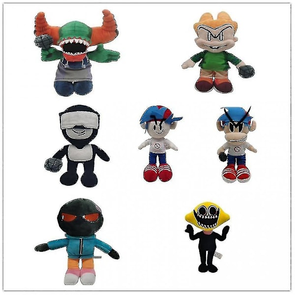 26 cm Friday Night Plush Plush, Funkin, Lemon Pump, Halloween Soft Plush Gift A