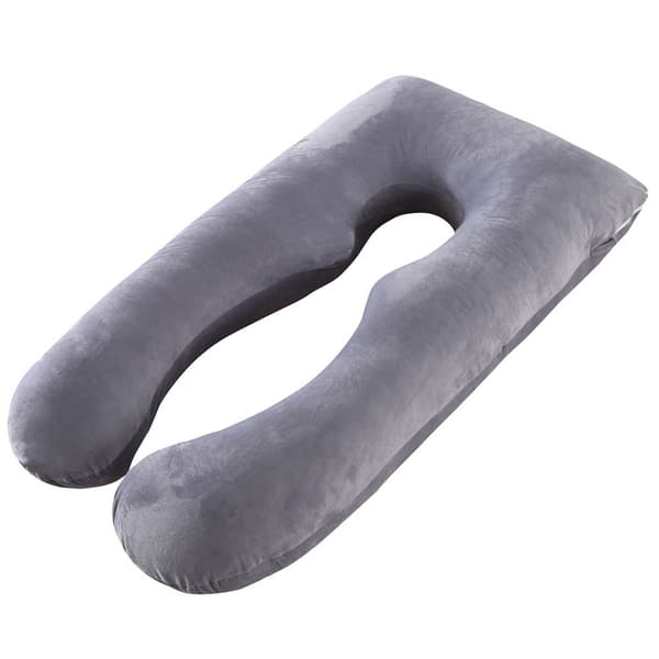 U-formet gravidpute 145 x 70 cm med avtakbart putetrekk