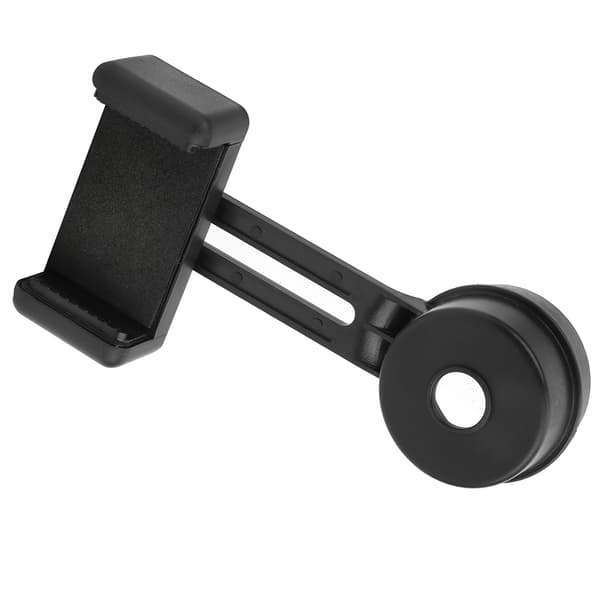 Universal Teleskop Telefon Adapter Bærbar Digiscoping Mount Holder Tilbehør Sort