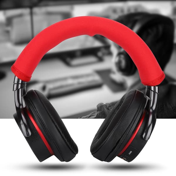 Erstatnings Headset Øretelefonpute Hodebånd Pad Cover for Iron Triangle M50 (Rød)