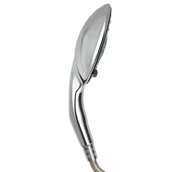 vidaXL Multifunktionelt brusehoved med 1,5 m slange, forkromet