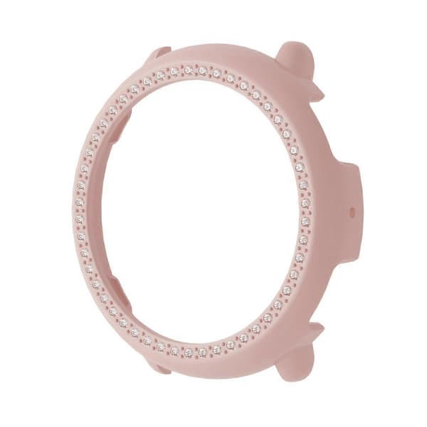 Diamant Halvtäckande PC Klockskyddsfodral för Amazfit Active 2 Pink