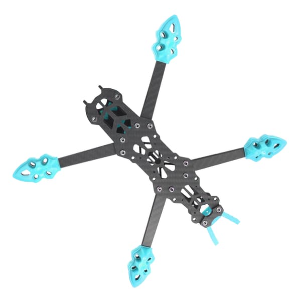 FPV Racing Drone Frame Professionell 225 mm hjulbas kolfiber Quadcopter ram för RC Drone Tillbehör Blå