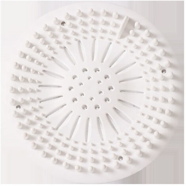 Anti-tilstopping silikon gulvavløpsdeksel for vask (6 stk) hvit