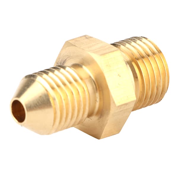 UNF til AN4 1/2-20 han messingadapterfitting til olie vand gas 4 mm 0,2 tommer hul
