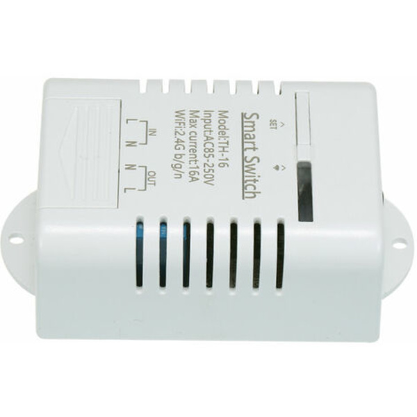 eWeLink TH-16 Smart Wifi Switch 16A/3500W lämpötilanvalvonta langaton kotiautomaatiosarja DS18B20 vedenpitävällä Te:llä