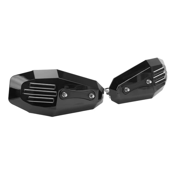 2 st MC Handskydd Skyddande Universal Polykarbonat Motorcykeltillbehör Svart