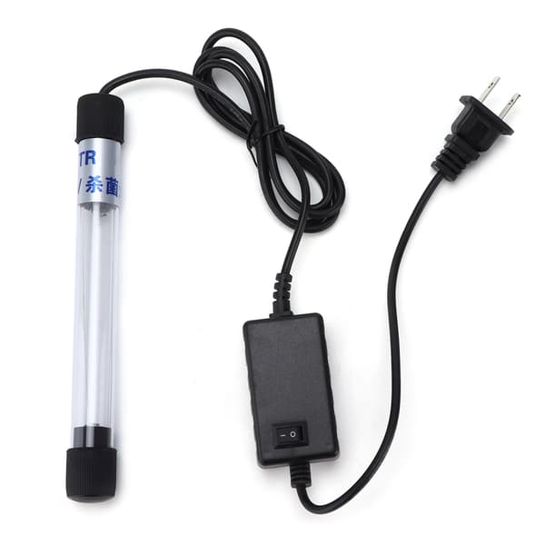 7W Grön Alg Rengör UV Sterilisator Lampa för Akvarium