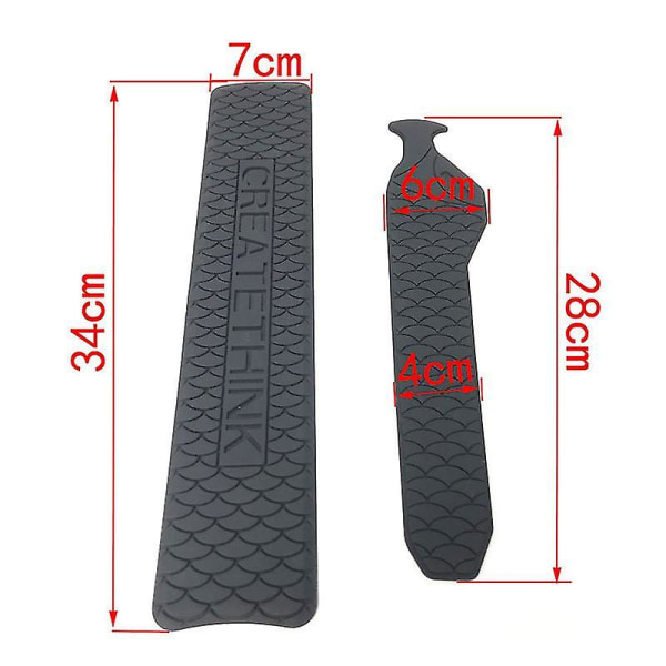 1/2 stk Sykkeltape Guard Bike Chain Stay Protector